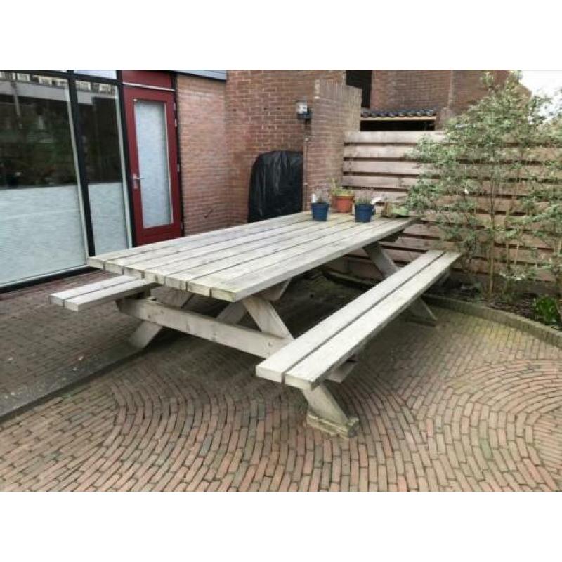 Robuuste picknick tafel 12 personen