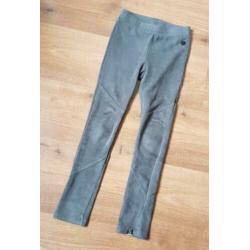 Indian Blue Jeans suède legging taupe grijs 116