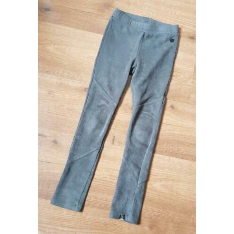 Indian Blue Jeans suède legging taupe grijs 116