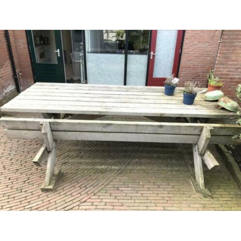 Robuuste picknick tafel 12 personen