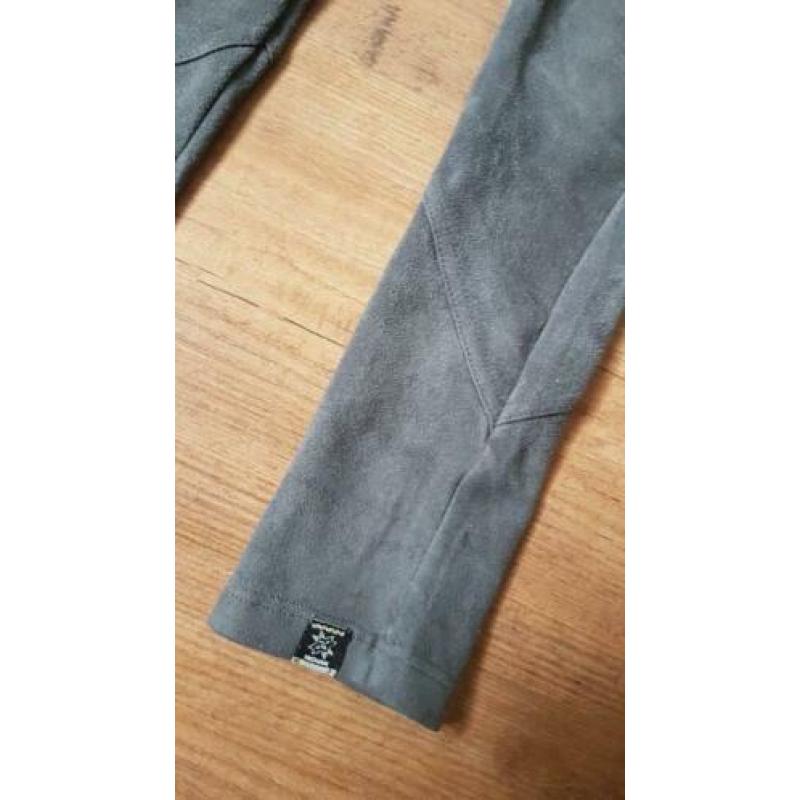 Indian Blue Jeans suède legging taupe grijs 116