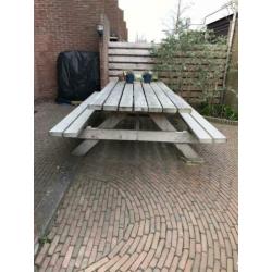 Robuuste picknick tafel 12 personen