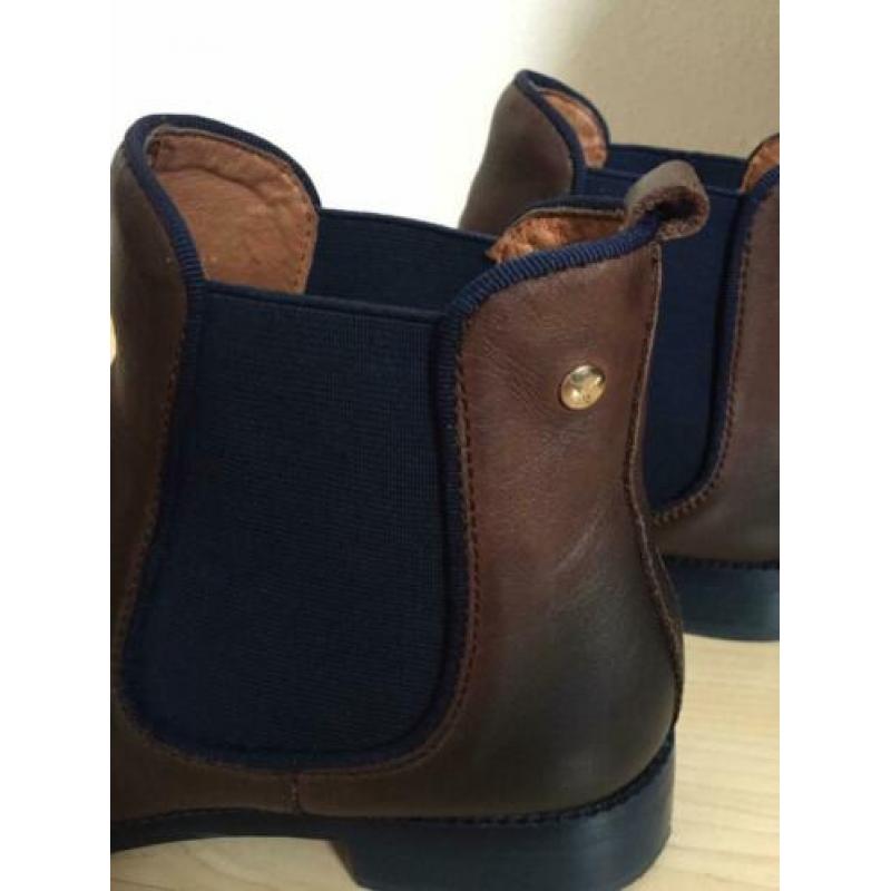 Chelsea boots/ leren laarzen merk Pikolinos mt.38