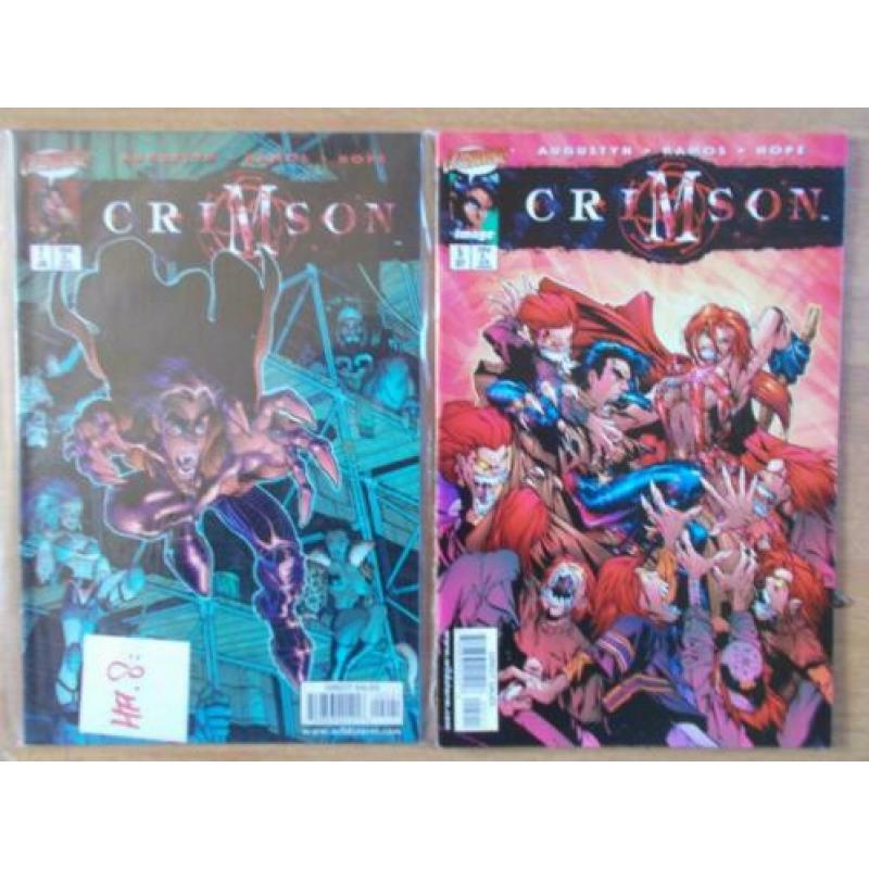 11x Crimson (1998) #2, 5, 8, 10, 11, 12, 13, 14, 15, 16, 17