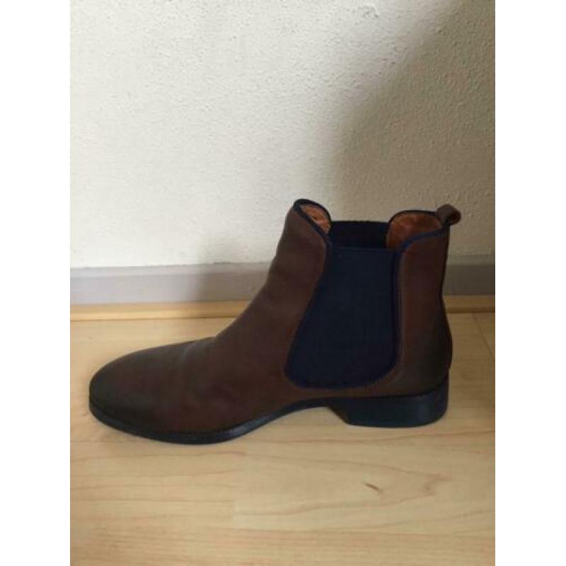 Chelsea boots/ leren laarzen merk Pikolinos mt.38