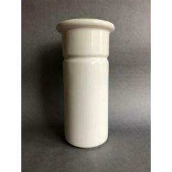 Sicart White Vase 0817, Mid Century Italian Design