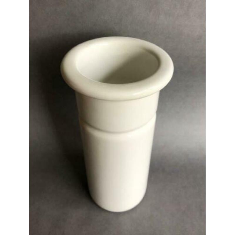 Sicart White Vase 0817, Mid Century Italian Design