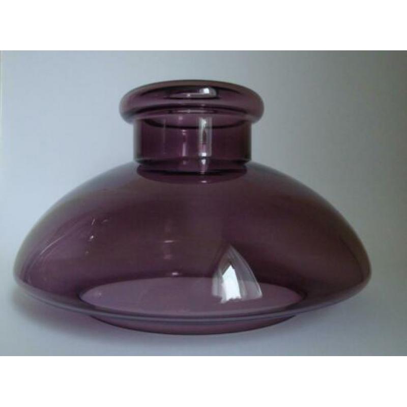 '60 lampenkap doria leuchten, helder amethyst glas, space