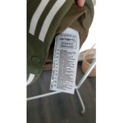 Carhartt Robson Jacket Groen Beige maat M zgan