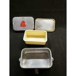 Aluminium lunchbox en drinkfles