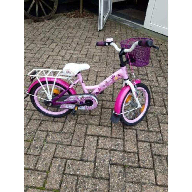 Loekie prinses meisjesfiets 16 inch