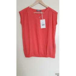 Nieuwe Geisha top maat 152 Kleur coraal rood Geisha blouse