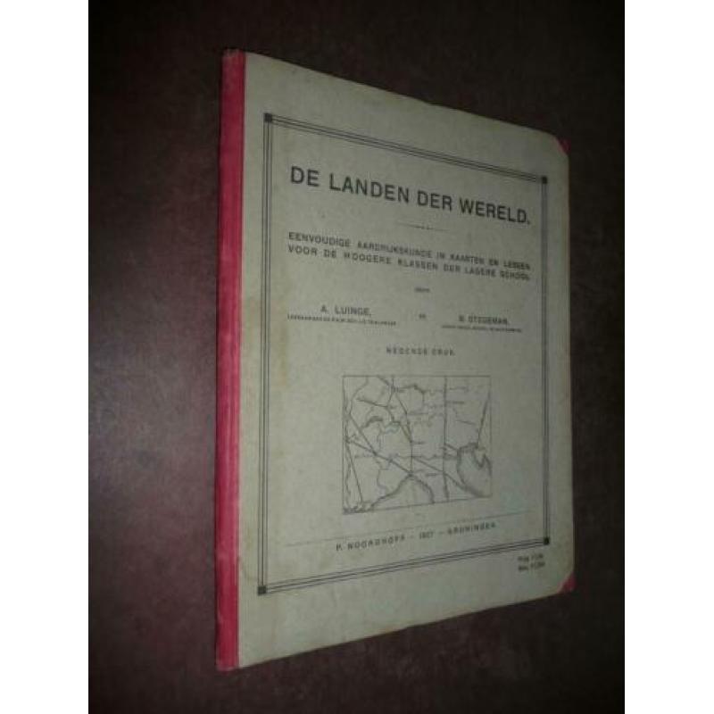 De landen der wereld 1927 – P. Noordhoff Ennen, Luinge & Ste