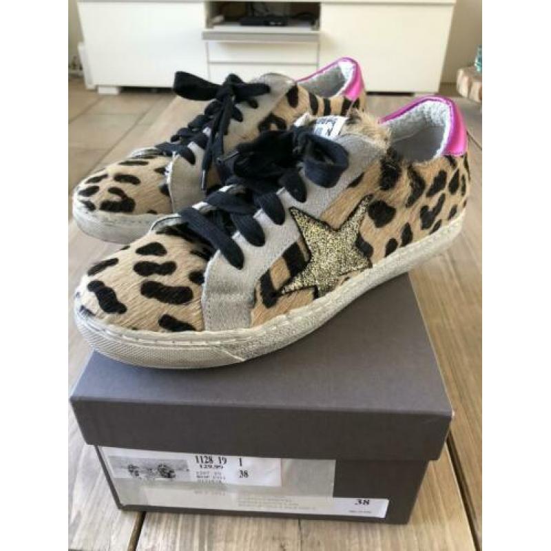 Mooie tijgerprint sneakers/gympen mt 38