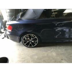 Setje 18 inch m4 velgen voor bmw 1 serie + 225 50 18 5 X 120