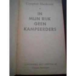 In mijn rijk geen kampeerders - Compton Mackenzie. Jaren 60.