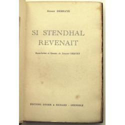 Si Stenhal Revenait [1933] Debraye 1/1200 Grenoble Binding