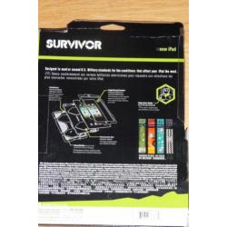 Griffin Survivor Apple iPad Air 1 hoes paars-wit