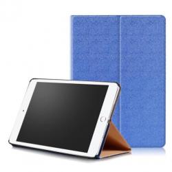 Leather style smart case blauw iPad 2017 (9.7")