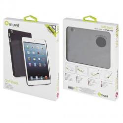 Muvit Rubberized Back Case Black voor Apple iPad Mini / iPa