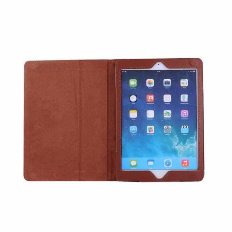 Stand flip sleepcover hoes - iPad 9.7 (2017/2018) - bruin