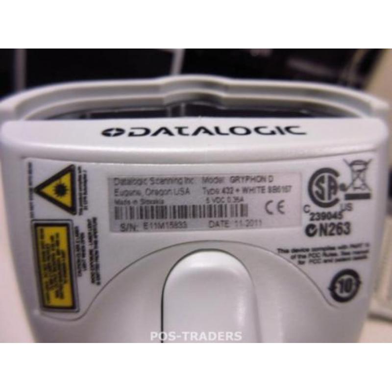 Datalogic D432 + PLUS Gryphon 2D QR USB Barcode Scanner NEW