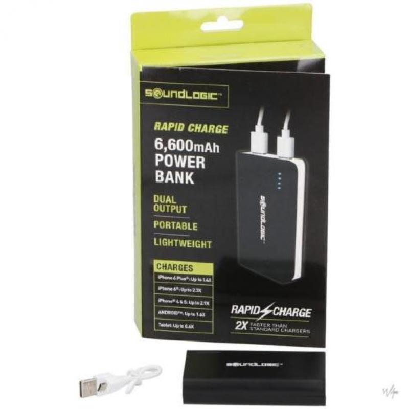 Soundlogic Power Bank 6600mAh