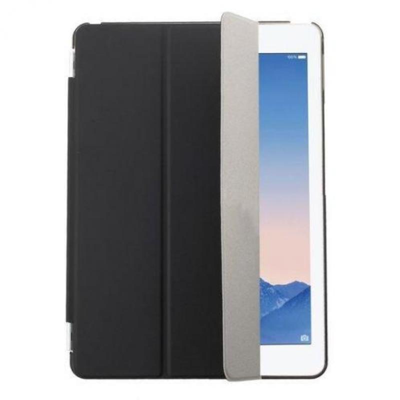 Zwarte hardcase iPad Air 2 smartcase tri-fold