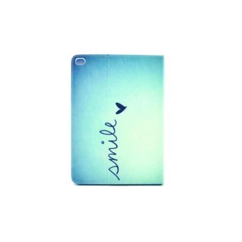 iPad 2 / 3 / 4 lederen leren hoes hoesje case Blauw - Smile