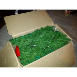 Kerstboom met losse takken