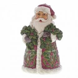 Jim Shore Victorian Santa with Evergreen - kerstman