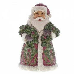 Jim Shore Victorian Santa with Evergreen - kerstman